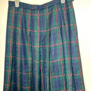 Pendleton Holiday Tartan Plaid Skirt Sz 14